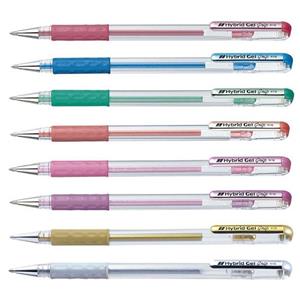 Pentel K118 Hybrid Gel Grip Gold