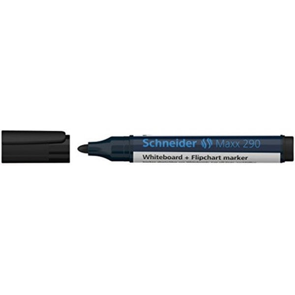 MAXX 290 - WHITEBOARD BULLET POINT 1 - 3MM BLACK PACK OF 10 | SCHNEIDER - Writing Materials