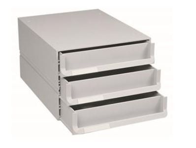 Bantex Texo 3 Drawer 263x333x188 | Drawer Storage Systems