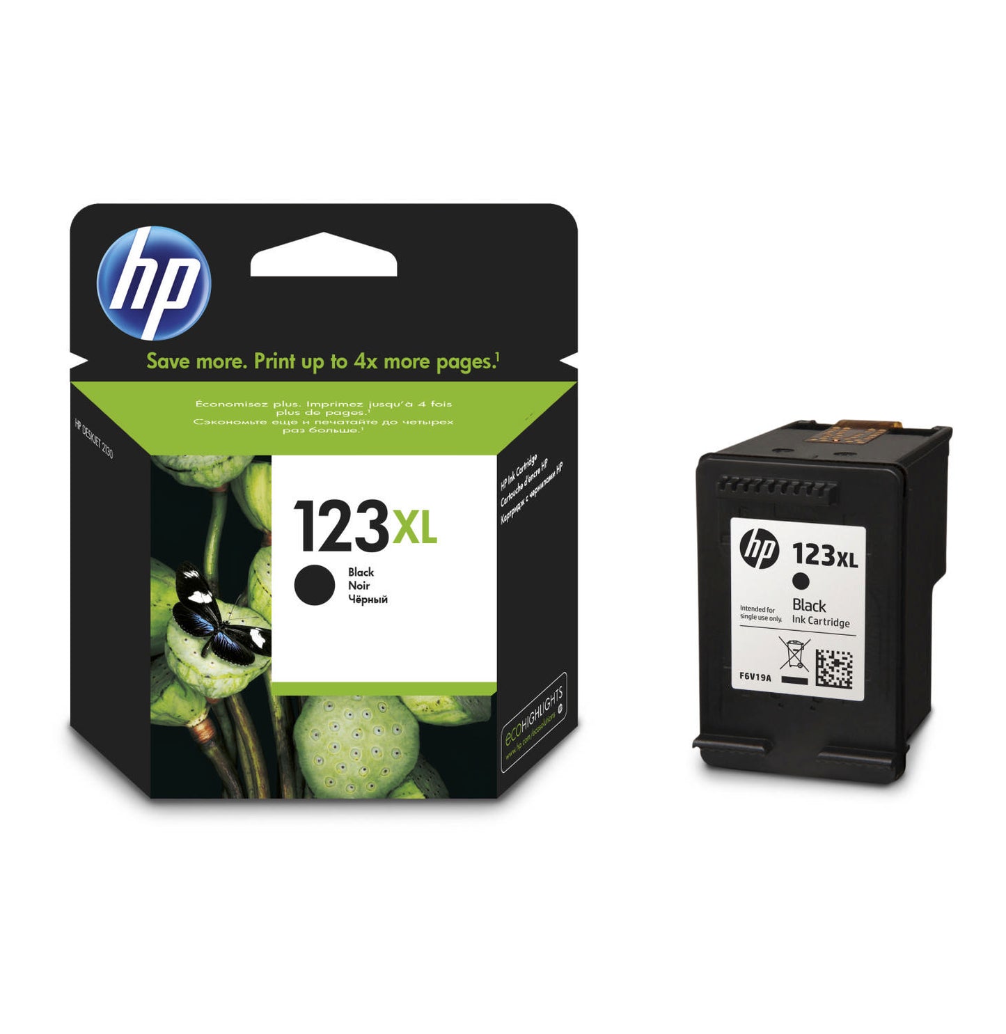 HP 123XL BLACK INK CARTRIDGE | Hewlett Packard Toner Cartridges Genuine