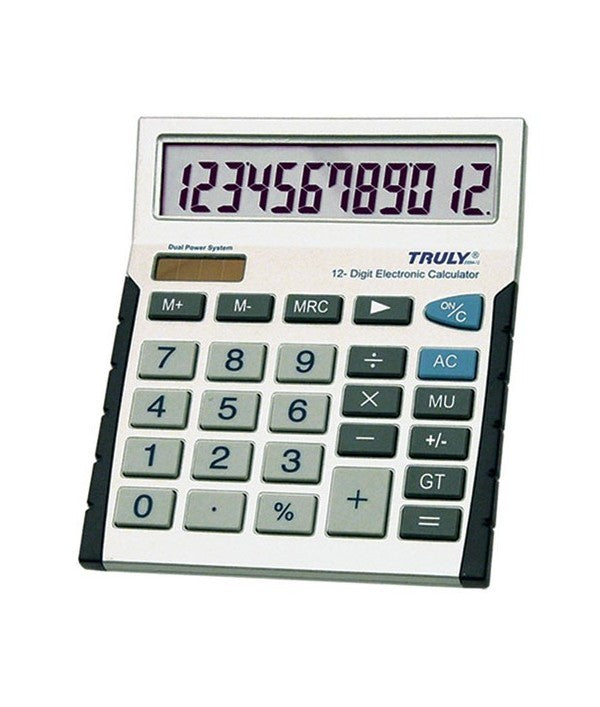 Truly 2008A 12 Digit Calculator | Desktop Calculators