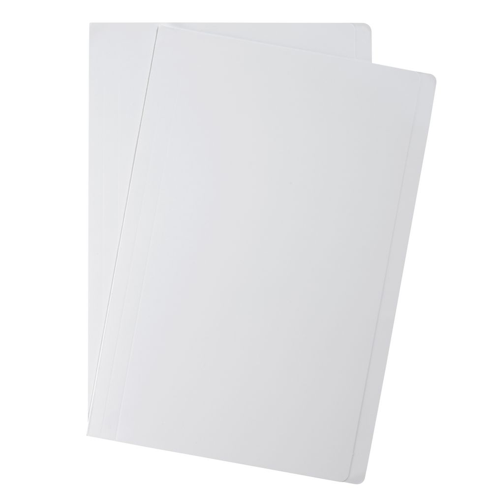 Manilla Folders 160gsm White Pack 100