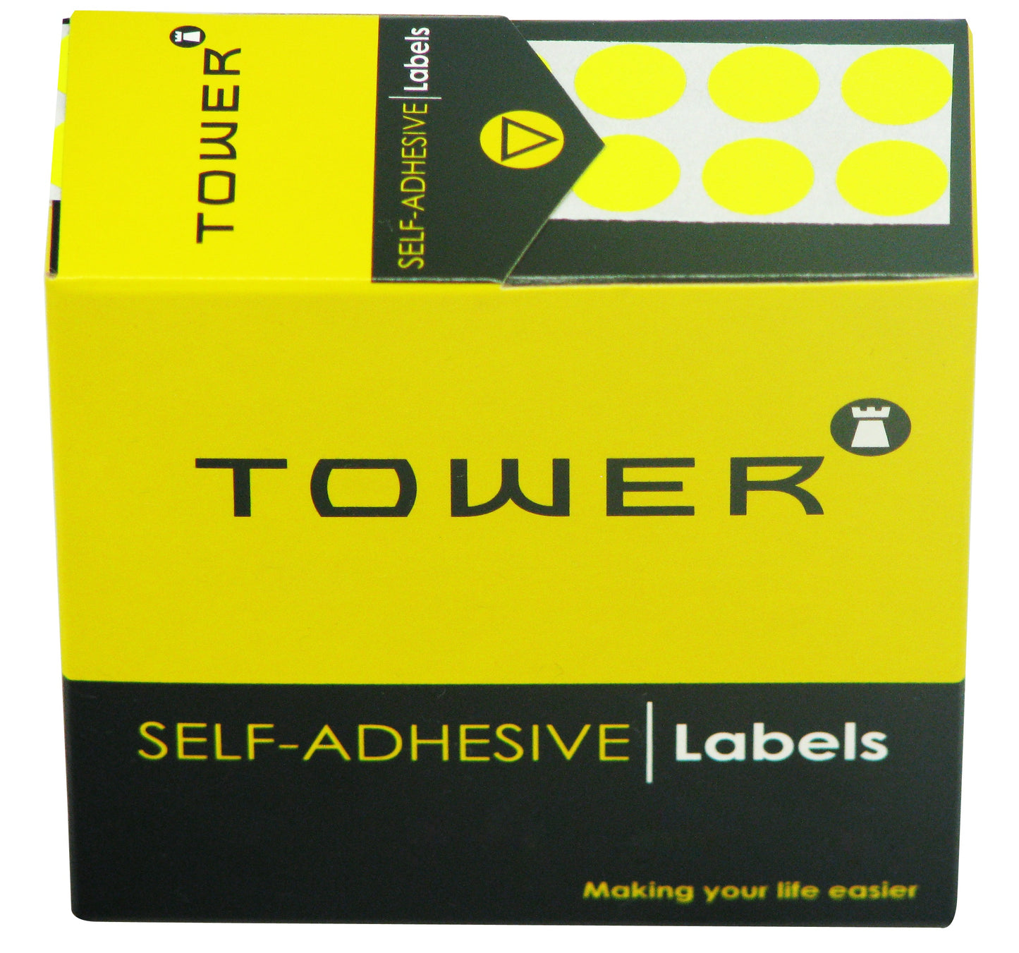 Tower C10 Label Flu Lime