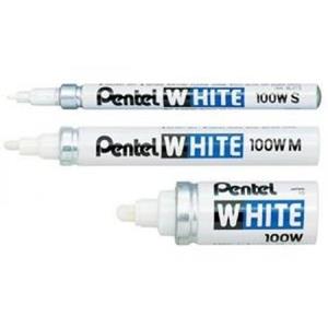 Pentel X100-W White Marker Broad Bullet