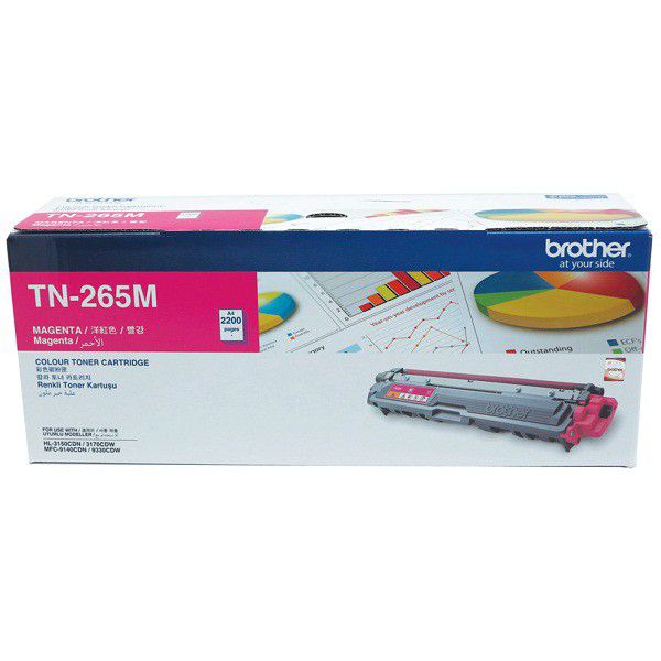 Brother Magenta Toner Cartridge TN-265M | Brother Toner Cartridges Genuine