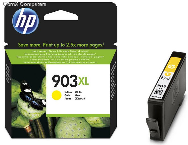 HP 903 HIGH YIELD YELLOW INK CARTRIDGE FOR OFFICEJET PRO 686 | Hewlett Packard Inkjet Cartridges Genuine