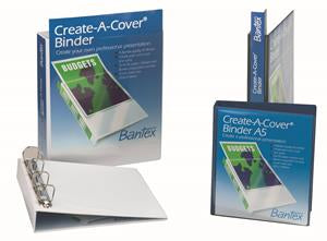 Bantex A4 2D 25mm Present Binder White