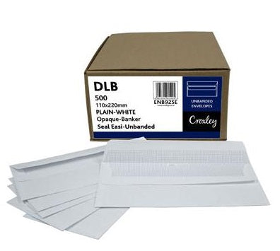 DLB Croxley White Seal Easi Unbanded