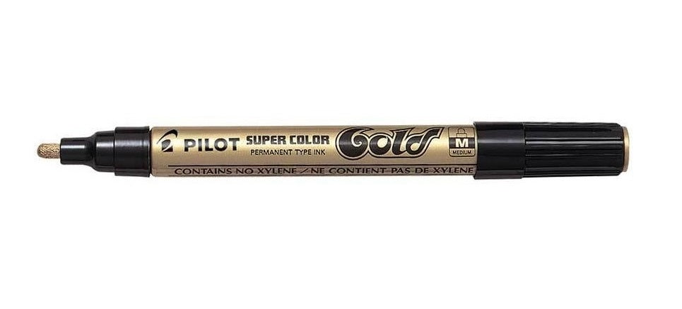 Pilot Super Colour Marker Medium Gold