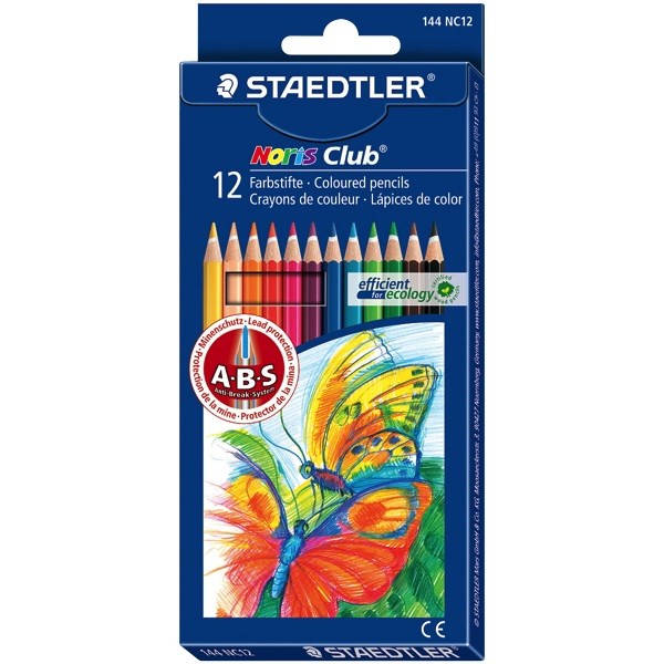 Staedtler Noris Club Coloured Pencil 12 Full Length | Coloured Pencils - Sets