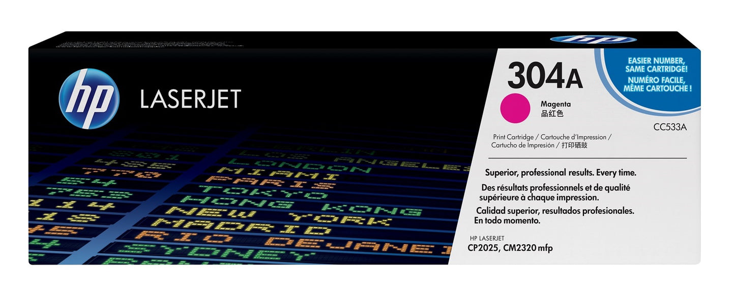 HP 304A Magenta Toner Cartridge