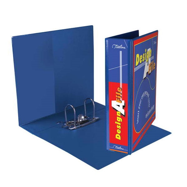 Treeline Design A File L/A File Blue | Files - Lever Arch PVC