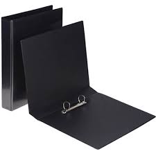 Donau Ring Binder 2 Ring A4 PP 25mm - Black | Files - Ring Binder - 2 D Ring