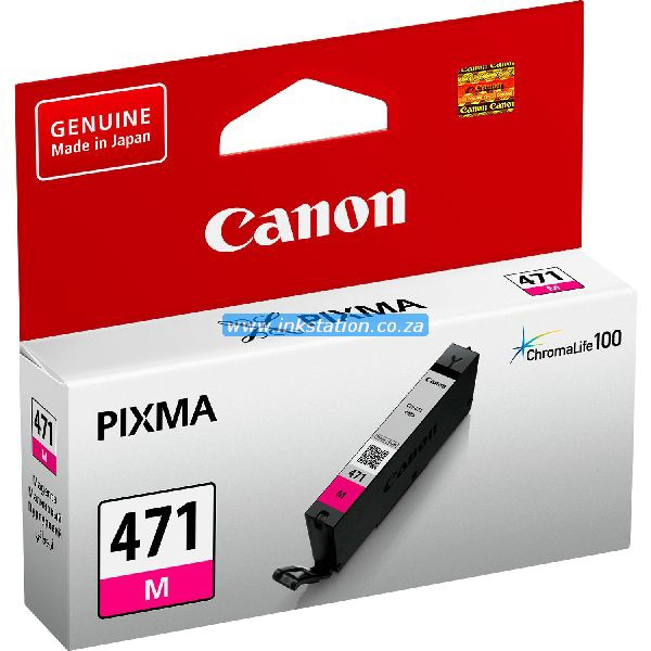 Canon CLI-471 Magenta Ink cartridge - MG5740, MG7740 = 298 pages | Canon Inkjet Cartridges Genuine