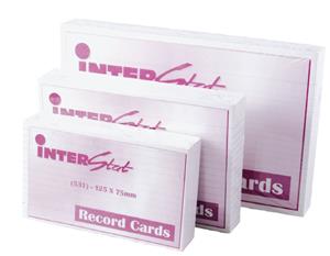 Record Cards 125mmx75mm