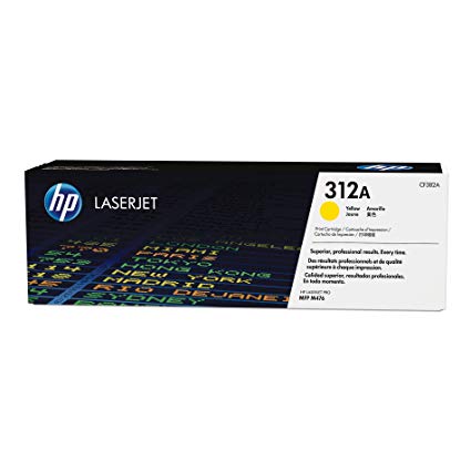 HP 312A YELLOW TONER CARTRIDGE FOR COLOUR LASERJET PRO MFP M4 | Hewlett Packard Toner Cartridges Genuine