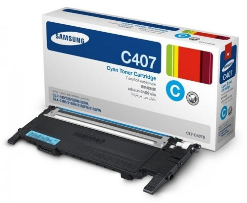 Samsung CLTC407S Cyan Toner Cartridge