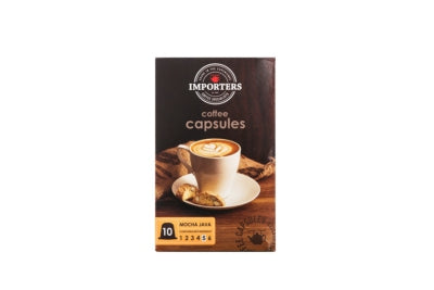 Importers Coffee Capsules Mocha Java 10X5g