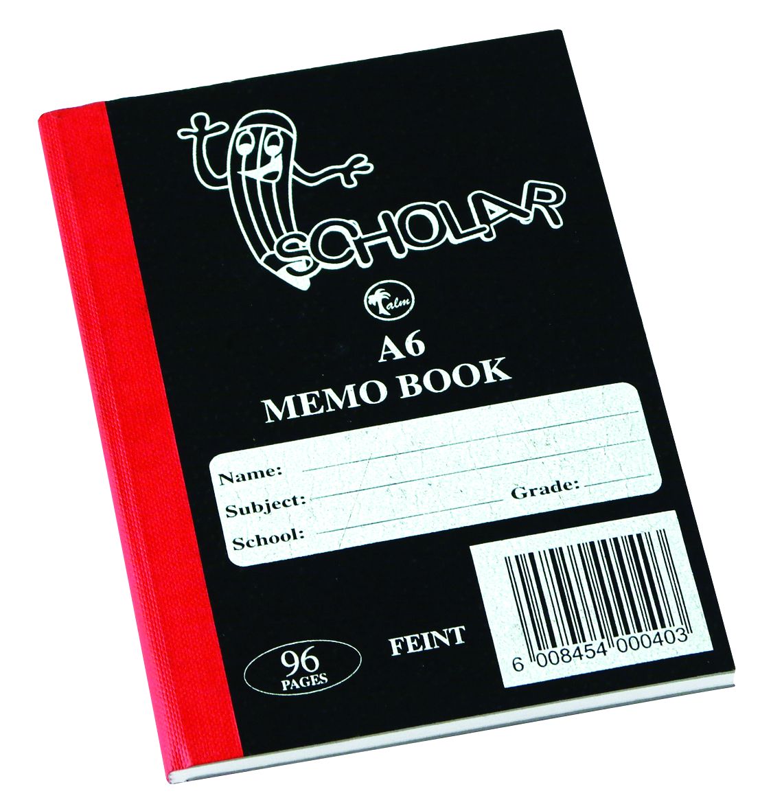 Memo Book A6 96PG Hard Cover