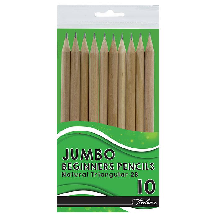 Treeline Jumbo Beginners pencils 10's | Pencils