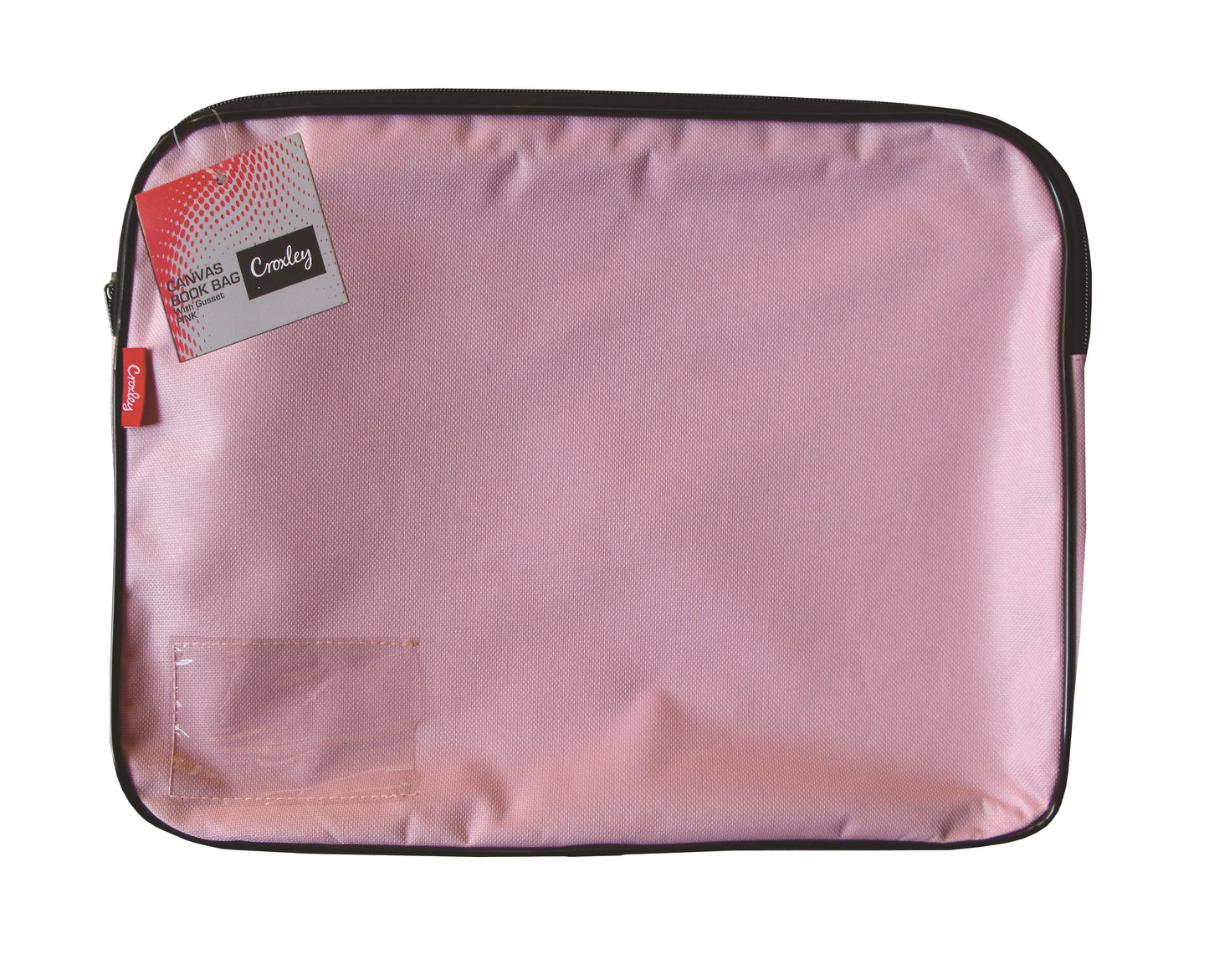Croxley Canvas Gusset Book Bag Pink