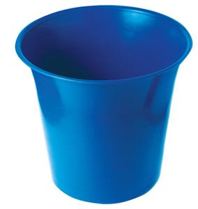 Wastebin Round Blue
