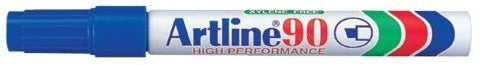 Artline EK90 Marker Blue Chisel