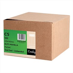 Croxley Envelopes C5 229x162 Manilla Seal Easi - Enp95sem