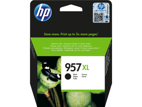 HP 957 Extra High Yield Black Ink Cartridge For Officejet PR | Hewlett Packard Inkjet Cartridges Genuine
