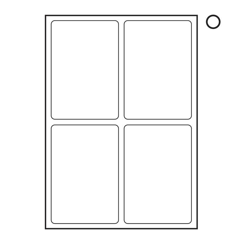 Tower Laser Labels 98mmx139mm 4up (100's)