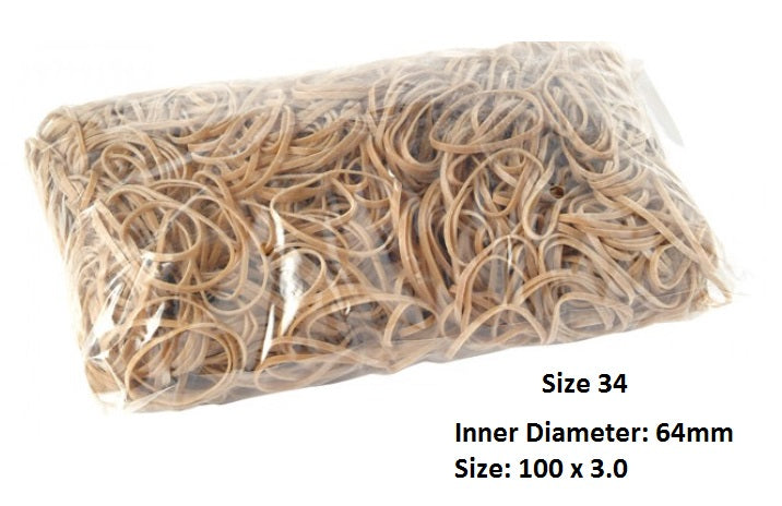 Rubber Bands No.34 1kg