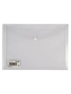 Document Envelope Button A5 Bantex Trans Clear Pack of 1