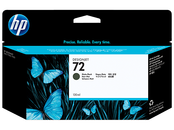 HP 72 130ML Matte Black Ink Cartridge | Hewlett Packard Inkjet Cartridges Genuine