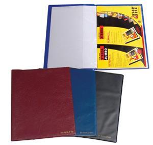 Flip File Slimfile A4 50 Page Black