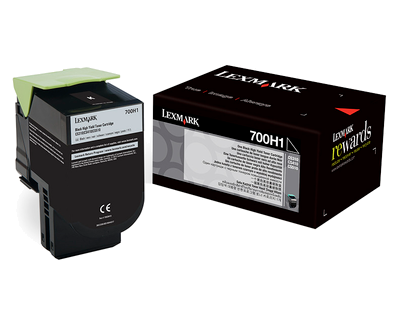 LEXMARK 700H1 SWART HOËOPBRENGS-TONERKARTEL