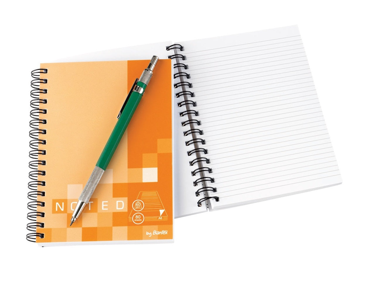 Bantex A6 Soft Cover Notebook Spiral Bound