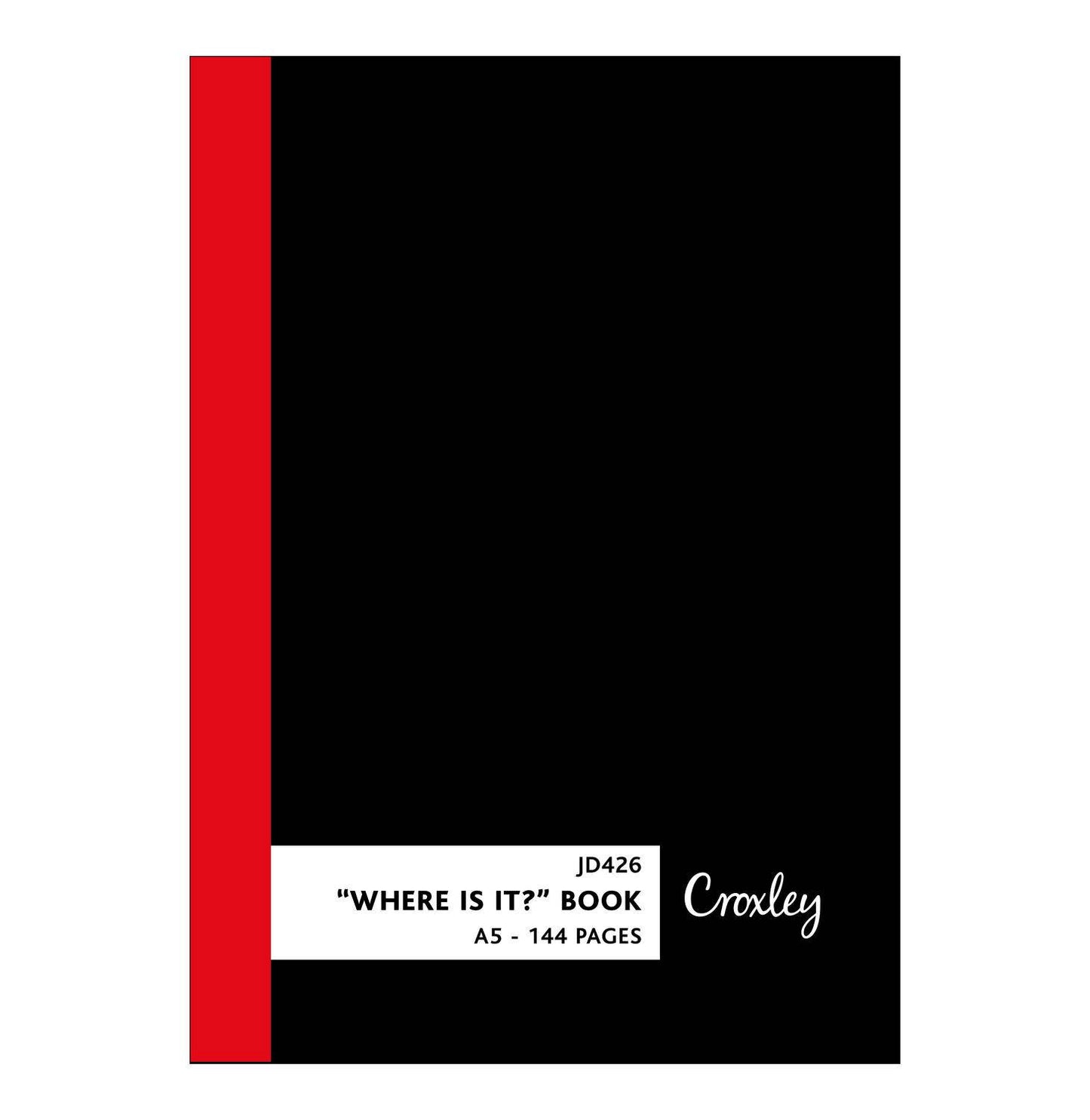 Croxley JD426 A5 Index Book 144 Page | Index Books
