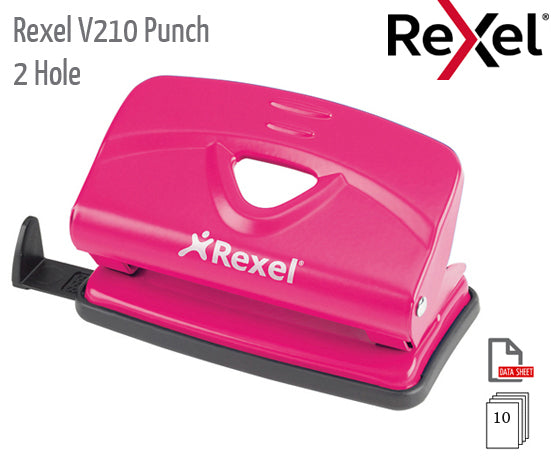Rexel V210 Punch Black | Punches - Medium Duty