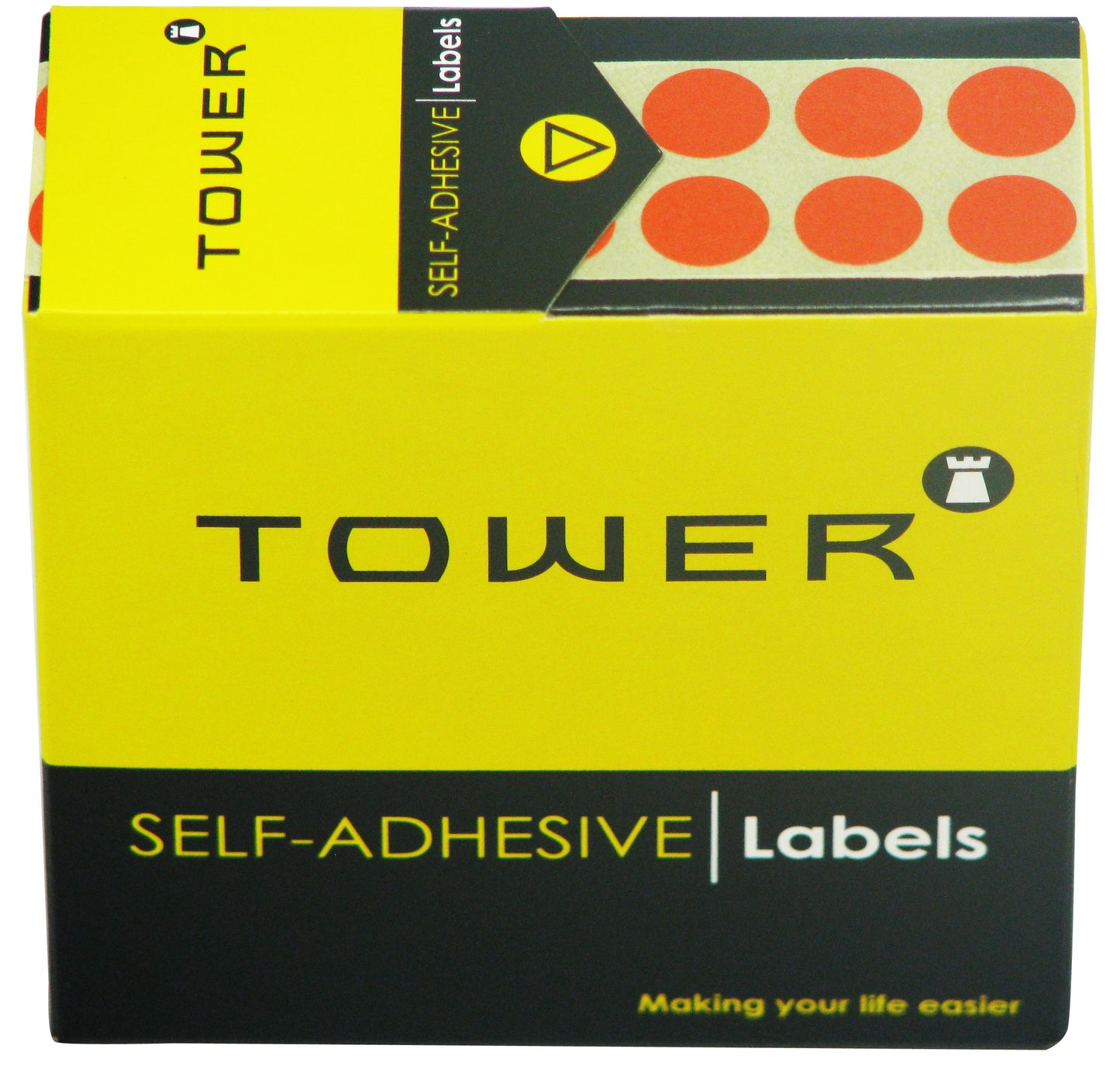 Tower C10 Label Orange