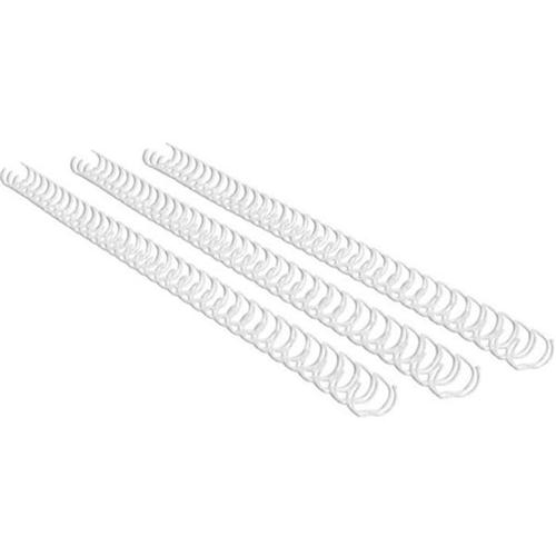 Rexel 9.5mm - 34 Loop White Wire Binding Elements | Binding Combs