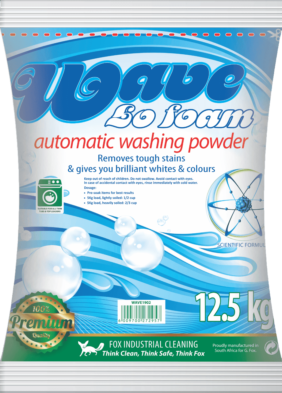 WASHING POWDER WAVE LO FOAM 12.5kg (Lead Time Delivery) | Cleaning Materials