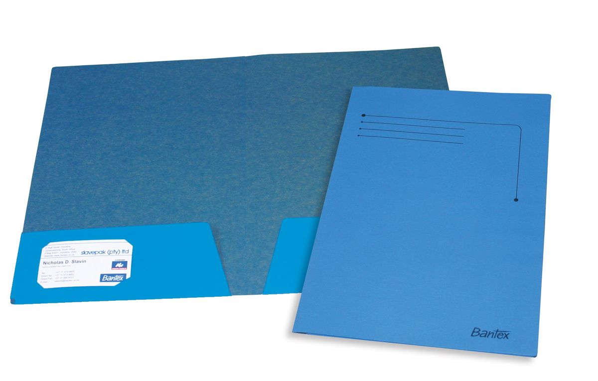 Bantex Presentation Folder A4 Blue