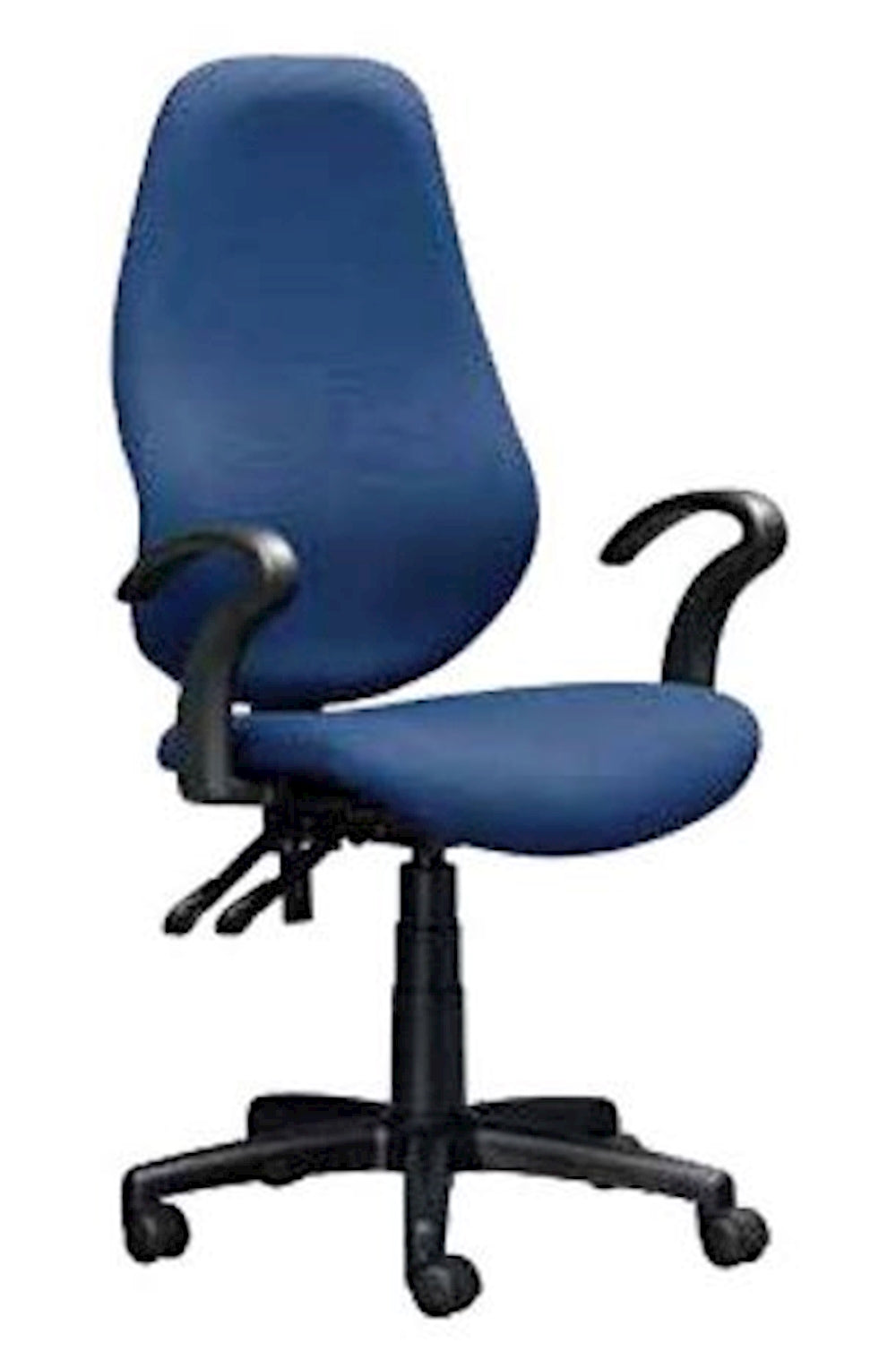 Synchro High Back Chair - Black - With Flamigo Arms | Chairs