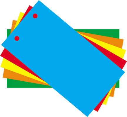 File Dividers Bright 100's