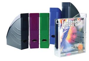 Bantex Optima Magazine Box Clear