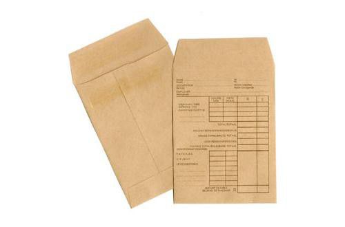No.57 - Ptd With Wage Details Kraft Wage Pockets Seal Easi Latex Flaps 108x84 | Wage Envelopes