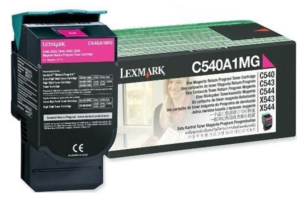 Lexmark LC540A1MG Magenta Return Programme Toner Cartridge
