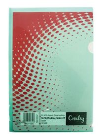 Croxley Secretarial Wallet Green (12's)