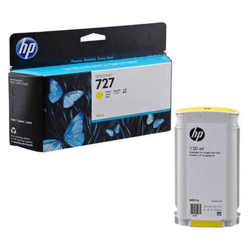 HP No.727 130ML Yellow Cartridge | Hewlett Packard Inkjet Cartridges Genuine