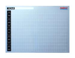 PARROT YEARLY PLANNER CAST ACRYLIC 600 X 450MM | Year Planners